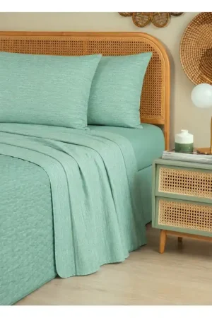 Completo lenzuola matrimoniale 100% cotone Jolly Volga A Buon Prezzo