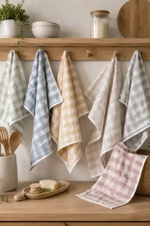 Set 6 strofinacci spugna 100% cotone Vingi art. Country Economico