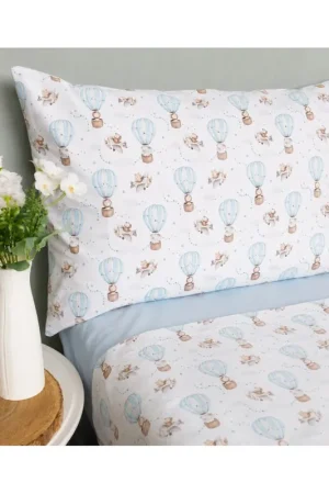 Completo lenzuola letto singolo in percalle 100% cotone Maestri Cotonieri AIR Offerta Limitata