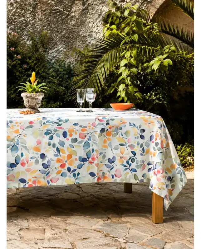 Tovaglia 100% cotone stampa digitale Spring dis. 04 - MISURE VARIE Prezzo Di Fabbrica