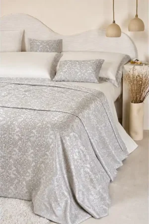 Coordinato copriletto e completo lenzuola matrimoniale Battaglia Classico Italiano Sveva Promo Stagionale