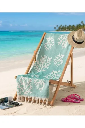 Telo mare pareo in 100% cotone jacquard art. Caraibi Super Prezzo