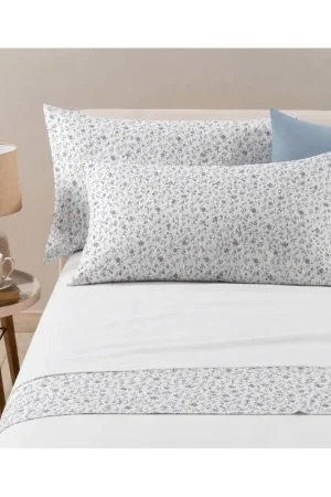 Completo lenzuola matrimoniale 100% cotone Dreams art. Fiorellino Prezzo Scontato