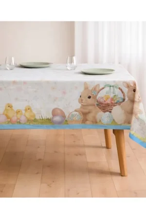 Più Venduto Tovaglia Pasqua 12 posti 100% cotone stampa digitale Brio