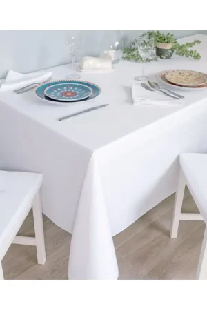 Tovaglia bianca 100% cotone Maestri Cotonieri TAG 12 posti Promo Stagionale