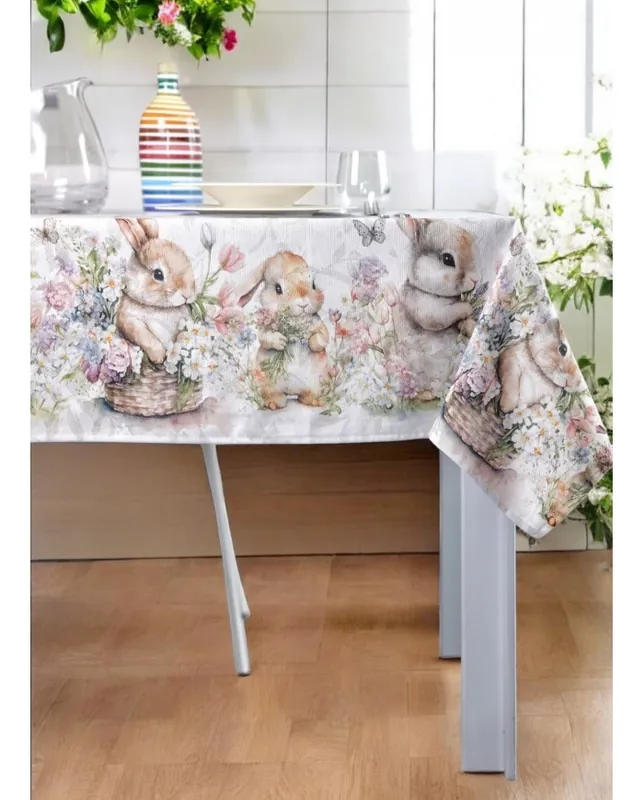 Nuovo Arrivo Tovaglia Pasqua 100% cotone art. 4735 - MISURE VARIE