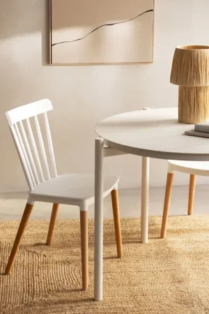 Ultimissimo Modello Sedia da pranzo in legno di faggio e polipropilene Royal