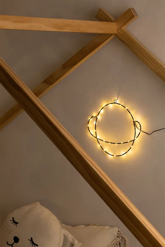 Ultime Pezzi Figura decorativa con luci LED Planet