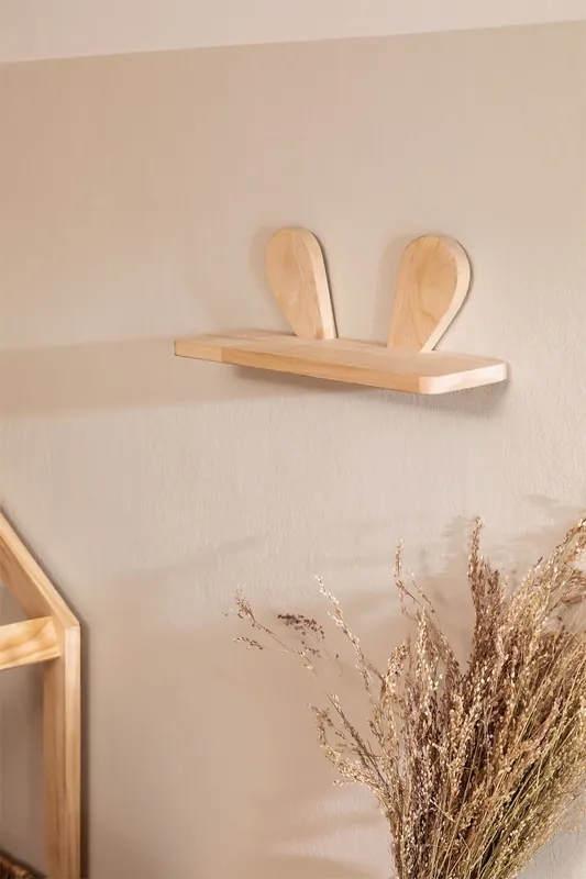 Mensola da parete in legno di pino Buny Kids Miglior Prezzo
