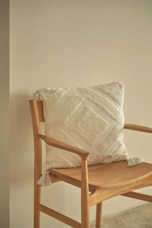 Compra Adesso Cuscino quadrato 45x45 cm in cotone Sowyer