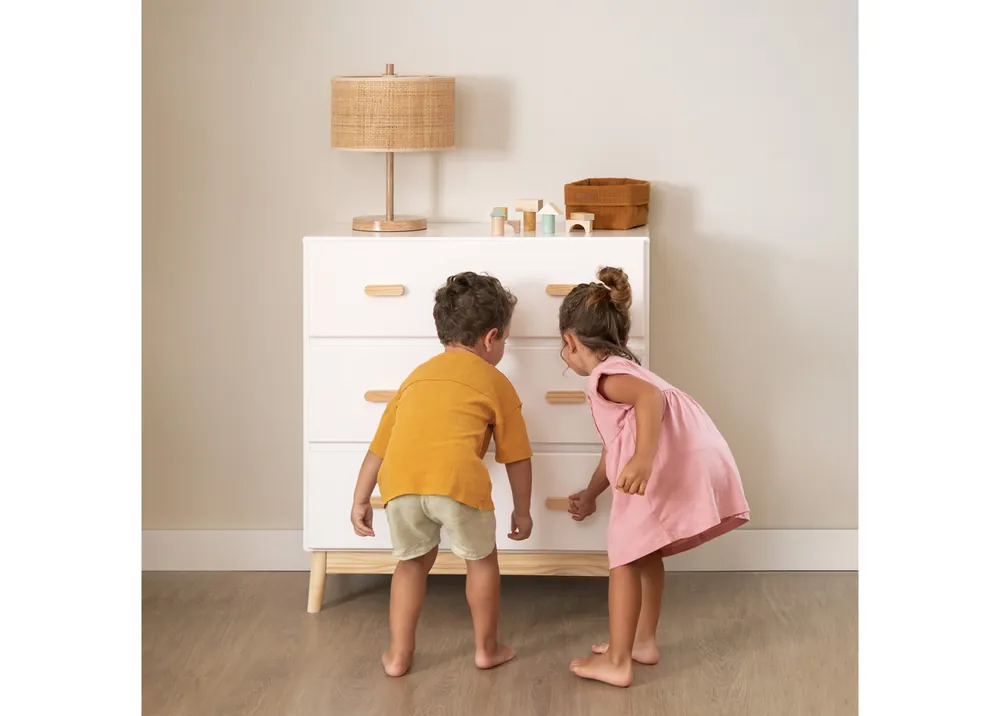 Cassettiera in MDF e legno di pino Tom Kids Spedizione Espresso