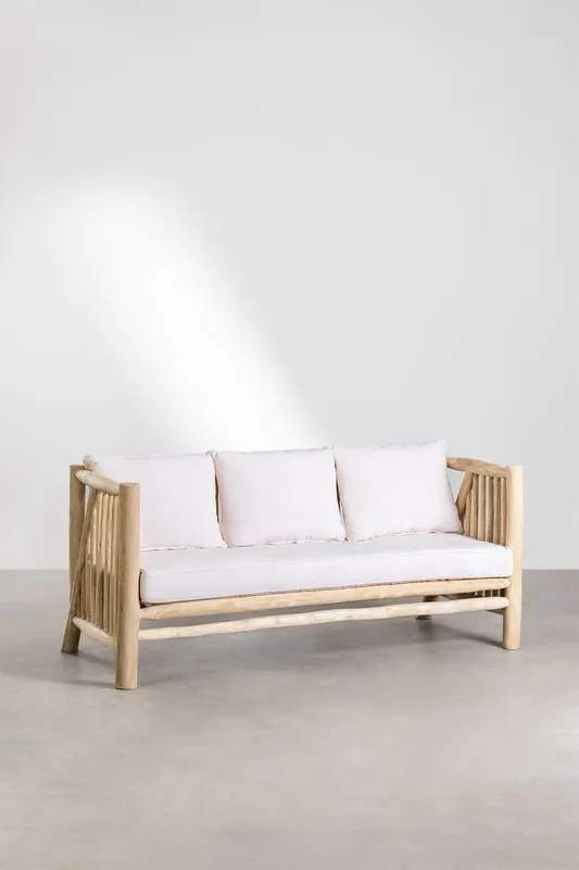 A Buon Prezzo Divano 3 Posti in Legno Teak Narel