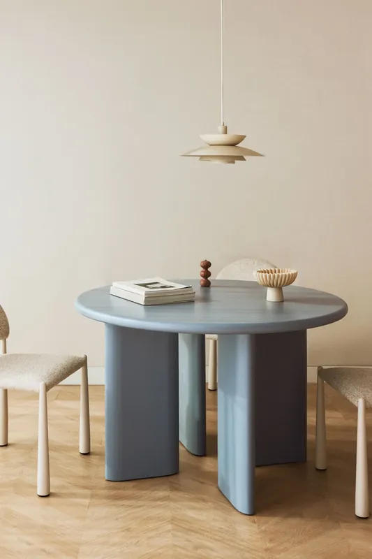 Tavolo da pranzo rotondo Ø120 cm in MDF Loulou Promozione Esclusiva