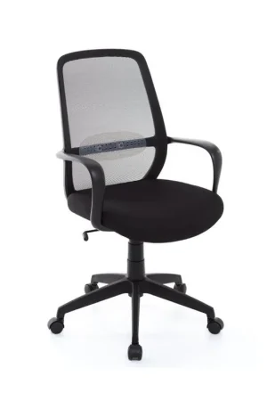 Promo Stagionale Sedia Ufficio Scrivania Ruote Nero Poltrona con Braccioli Operativa Ergonomica