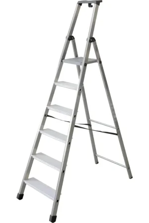 Facal Scala 6 Gradini Alluminio Domestica Doppia Forbice Professionale Scaletta Sconto
