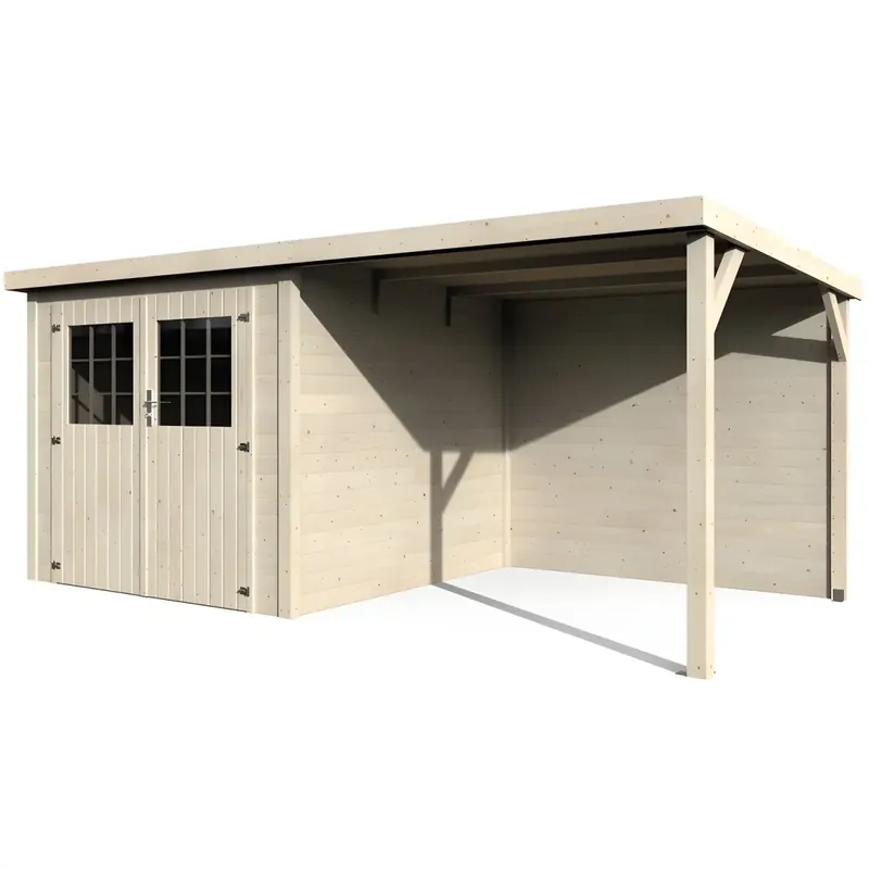 Casetta Rimessa Attrezzi in Legno da Giardino 476x256 cm Solo Oggi