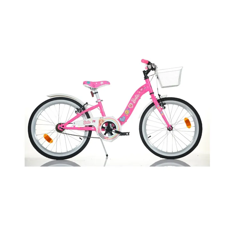 Ultimissimo Modello Bicicletta Barbie Ruota 20 Pollici 6 7 8 anni Cavalletto Bambina Cestino Bimba