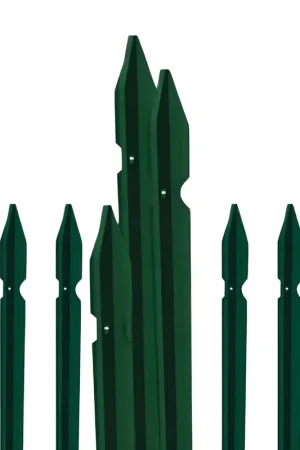 10 Paletti Recinzione 225 cm Ferro Plastificato Verde Pali per Rete da Giardino Compra Online