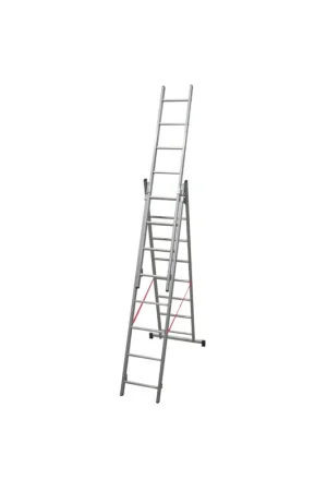 Offerta Speciale Facal Stilo Scala Alluminio 3x8 Gradini Scaletta Allungabile Telescopica Cinte