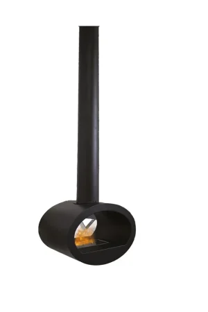 Bestseller Camino a Bioetanolo Nero Sospeso da Soffitto 2 kw Bifacciale