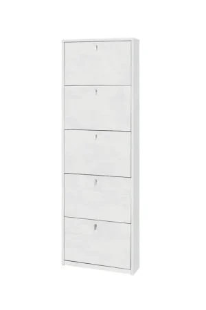 Acquista Ora Mobile Alto Scarpiera 5 Ante Ribalta Ossido Slim Legno Porta Scarpe Salvaspazio