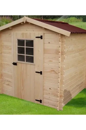Quantità Limitata Casetta 2x2 in Legno 28 mm da Giardino Esterno per Attrezzi Blockhouse Rimessa