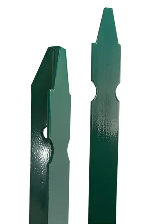 10 Paletti per Recinzione Alti 200 cm in Ferro Verde per Rete Metallica Promozione