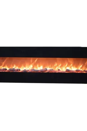 Occasione Caminetto Elettrico da Parete 180 cm con Fiamma Finta a Led 1500W
