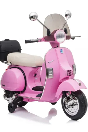 Prezzo Di Fabbrica Moto Elettrica per Bambini Piaggio Vespa PX 150 Rosa a Batteria 12 V