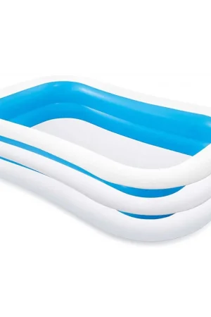 Vendita Finale Piscina Gonfiabile Rettangolare per Famiglia Fuori Terra Giardino Estate