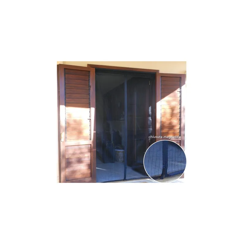 Zanzariera Blu Tenda Magnetica 120x240 per Porta Finestra con Calamite Vendita Finale