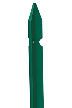 10 Paletti 125 cm per Recinzione in Ferro Plastificato Verde Prezzo Ridotto