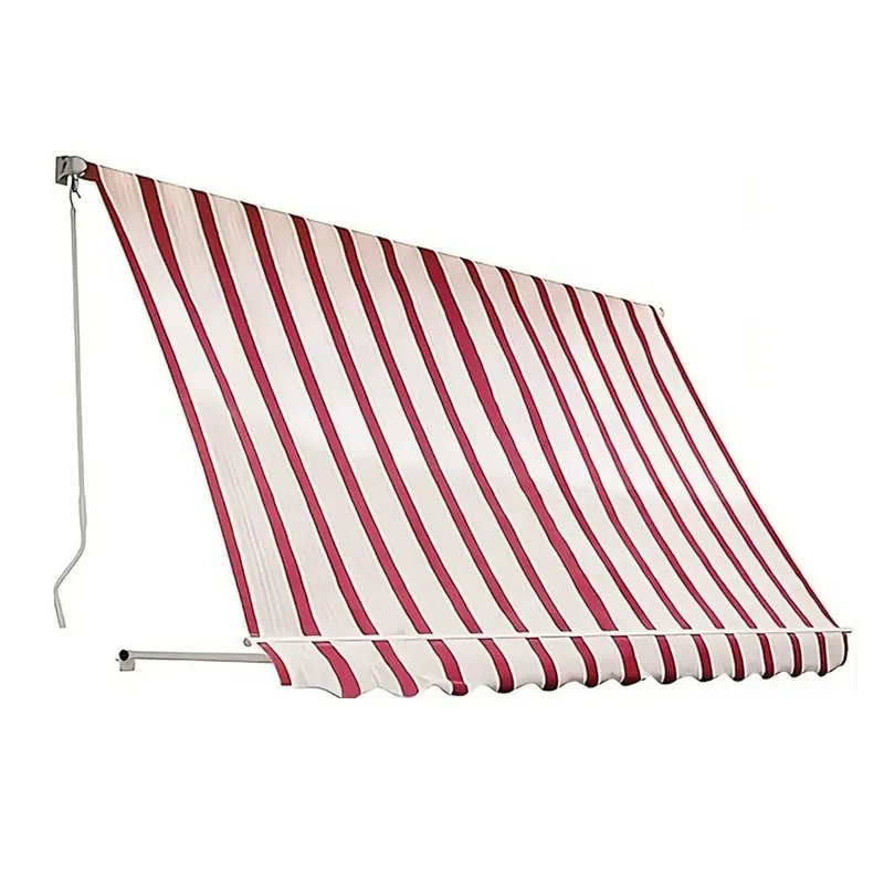 Tenda da Sole a Caduta 400x300 Riga Rossa con Bracci Senza Cassone Non Perdere