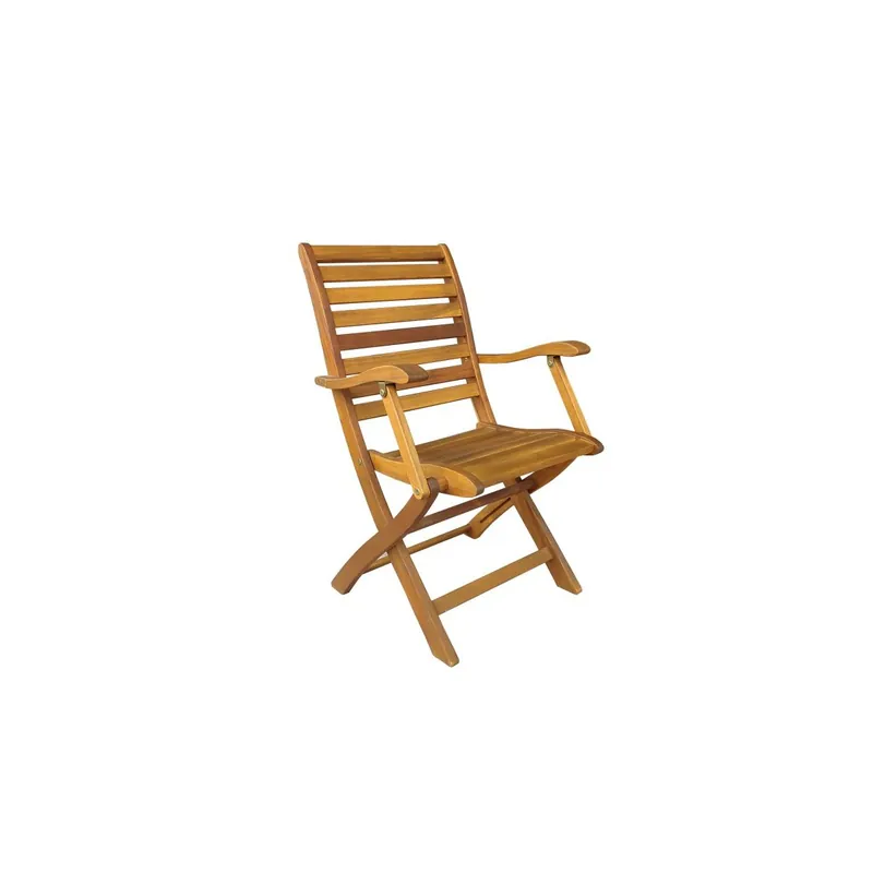 Offerta Speciale Set 2 Sedie Pieghevoli In Legno da esterno