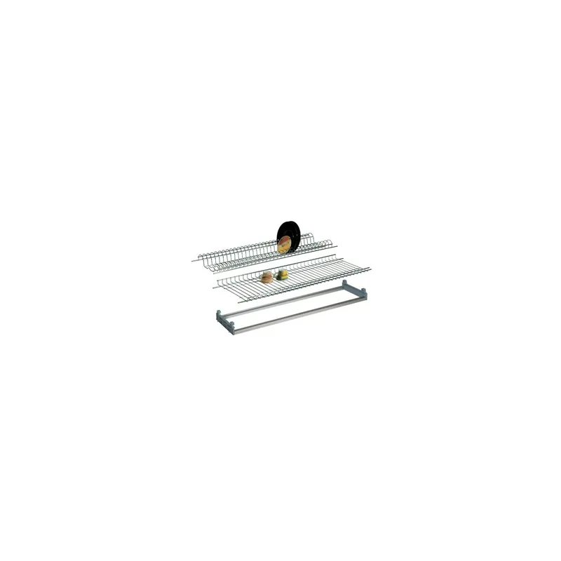 Offerta Del Giorno Kit scolapiatti sopralavandino cromato con Telaio regolabile lunghezza 76 cm