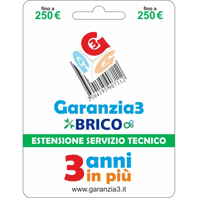 Estensione del Servizio Tecnico per 3 Anni fino a 250 Euro Must-Have