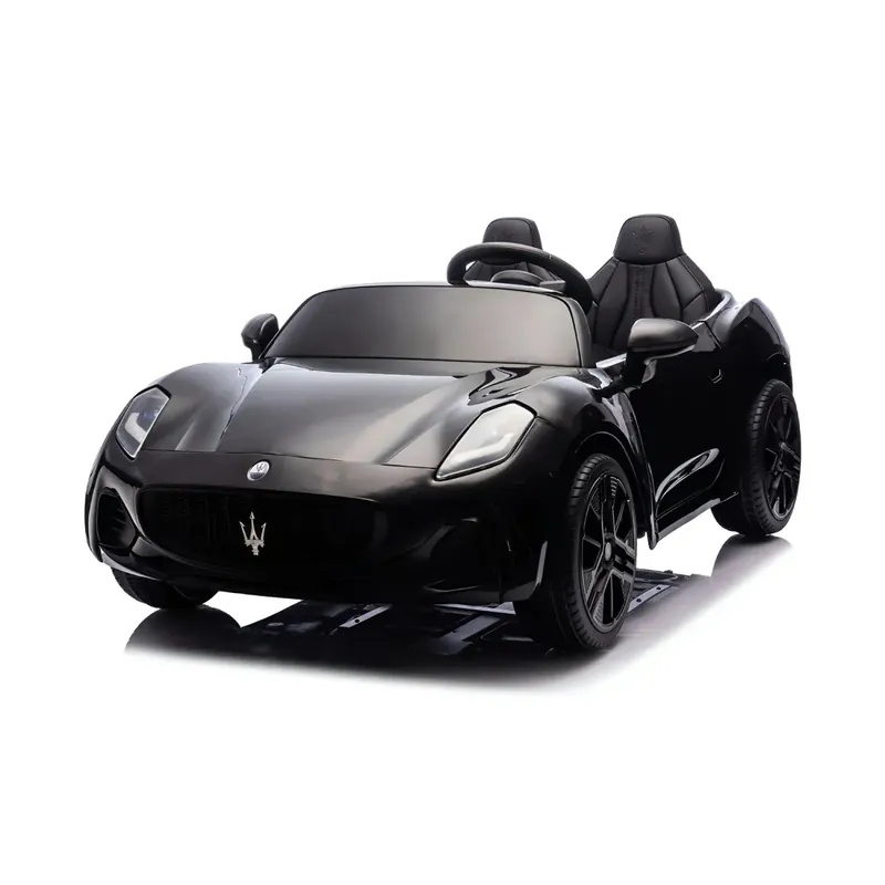 Ultima Occasione Auto Elettrica Bambini Maserati Folgore 2 Posti 12V Nero Doppio Motore