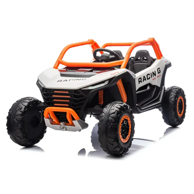Auto Elettrica 24V per Bambini Due Posti Bianco Fuoristrada UTV Nuova Collezione