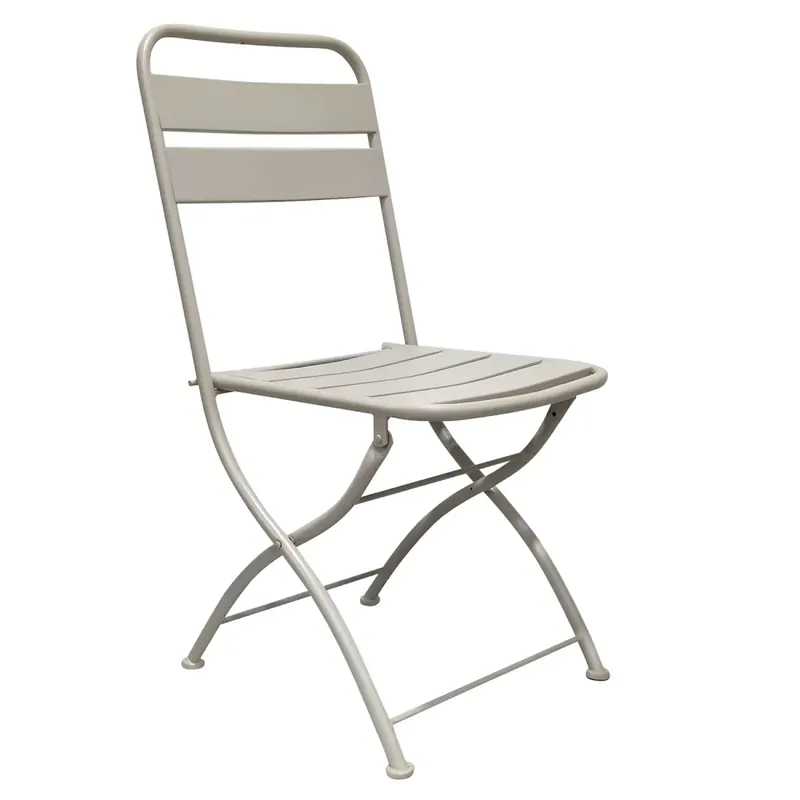 Sedia Pieghevole in Acciaio Tortora per Esterno e Interno 42x50x88 cm Soddisfatti O Rimborsati