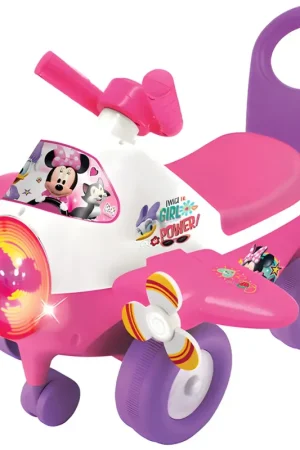 Aeroplano Minnie Cavalcabile per Bambini Primi Passi Licenza Disney Solo Oggi