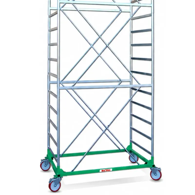Non Perdere Trabattello Ponteggio Professionale h530 cm Piano con Botola Parapetto
