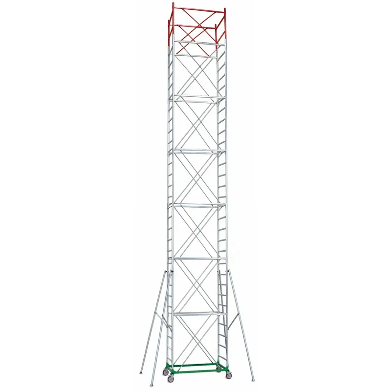 Trabattello Ponteggio Professionale h1130 cm con Piano Parapetto Aste Offerta Speciale