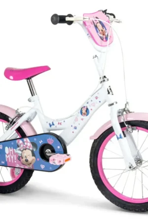 Compra Oggi Stesso Bicicletta per Bambini 14" con Rotelle Minnie Disney Bianco a Sfera