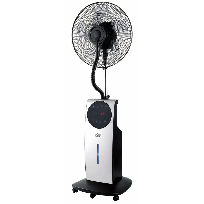 Ventilatore da Pavimento Nebulizzatore DCG 90W 5 Pale 3,1L Grigio Spedizione Espresso