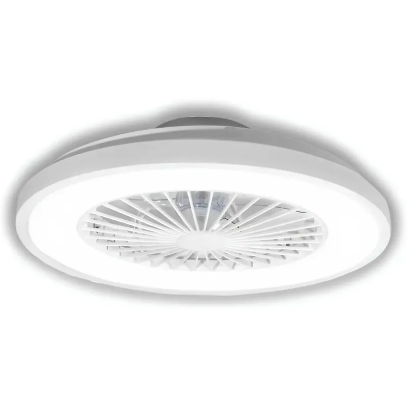 Ventilatore da Soffitto Zephir Plafoniera LED 30W Dimmer Telecomando Pagamento Sicuro