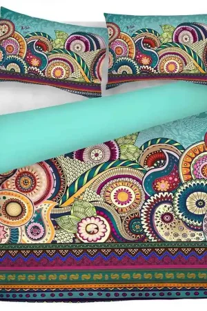 Must-Have Kiosa Parure Copripiumino Matrimoniale in Cotone kio657 B66