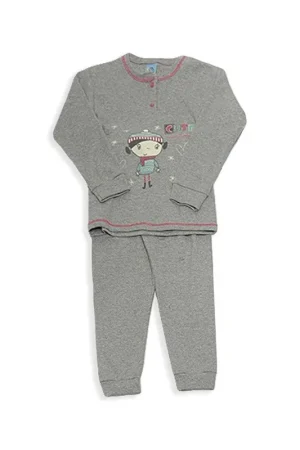 Soffici Colori Pigiama Invernale da Bimba in Caldo Cotone Felpina D20 Offerta Limitata