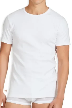 Saldi Ragno Maglia Intima Uomo Manica Corta in Micropile di Caldo Cotone 601957 S14