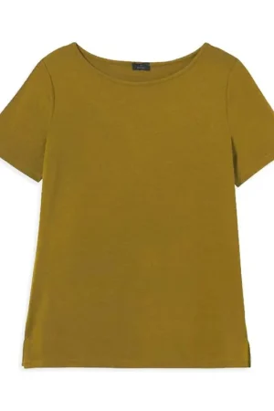 Offerta Lampo Ragno T-shirt da Donna in jersey di viscosa crêpe D443T7 S34