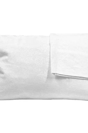 Promozione Esclusiva Coppia Federe in Damasco Plus con Cerniera in Cotone Doppio Ritorto LL3626 S12